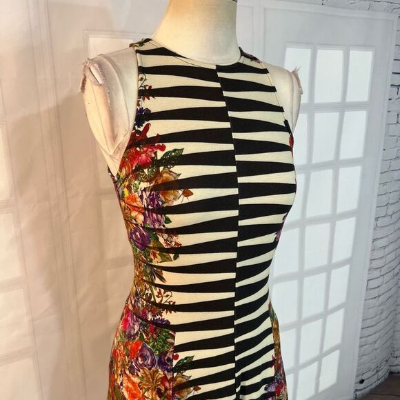 🔥5 for$25🔥 Weston sleeveless stripe floral mixed print jersey sundress - Picture 2 of 10